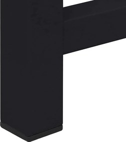 vidaXL Βάση Πλυντηρίου Ρούχων Μαύρο 60 x 56 x 52 εκ Ατσάλι