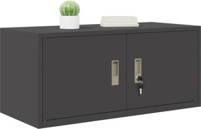 vidaXL Ντουλάπι αποθήκευσης Μαύρο 90 x 40 x 40 εκ Ατσάλι