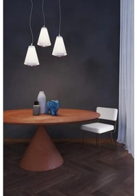 Κρεμαστό Φωτιστικό Οροφής LED 6,3W 1xGU10 Γυαλί Μέταλλο Λευκό Shuttle S3 Prandina-1D06200113001-Λευκό 1D06200113001