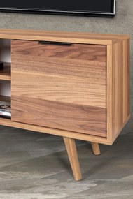 Έπιπλο Τηλεόρασης Καρυδί PRADRA 160x35x18