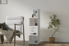 Βιβλιοθήκη Λευκό ALIN 27x25x95