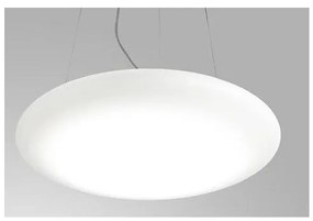 Κρεμαστό Φωτιστικό Οροφής LED 30W Λευκό Φ55cm Μαγνητικό Αμπαζούρ Mentos LD114403BK27 Zafferano  LD114403BK27 Λευκό