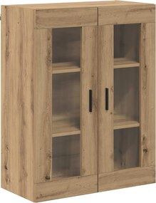 vidaXL Highboard με συρτάρι 2 pcs Artisan Oak Επεξεργασμένο ξύλο