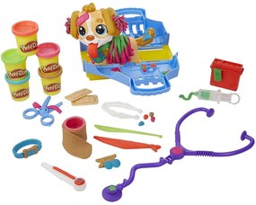 Πλαστελίνη - Παιχνίδι Play-Doh Φροντίδα Carry Vet F3639 Multi Hasbro