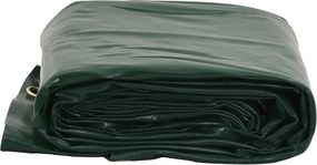 vidaXL Μουσαμάς Πράσινος 5 x 5 μ. 650 γρ./μ²