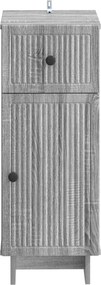 vidaXL Ντουλάπι Αποθήκευσης Μπάνιου EDE Γκρι Sonoma 30 x 31 x 80 εκ.