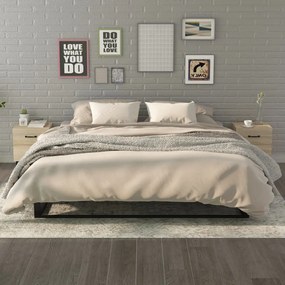 vidaXL Κομοδίνα 2 τεμ. Sonoma Δρυς 40 x 35 x 47,5 εκ.