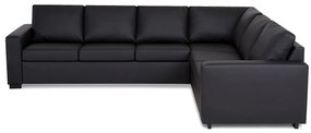 Γωνιακός Καναπές Scandinavian Choice C114, Μαύρο, 284x223x80cm, Πόδια: Πλαστική ύλη | Epipla1.gr