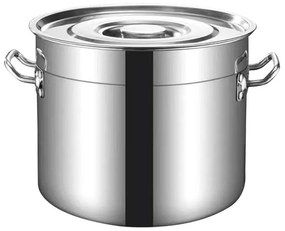 Κατσαρόλα με καπάκι Rosberg R51211C30S, 14,5 l, 30x21 cm, Inox