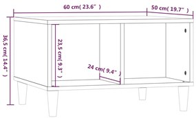 ΤΡΑΠΕΖΑΚΙ ΣΑΛΟΝΙΟΥ ΓΚΡΙ SONOMA 60X50X36,5ΕΚ. ΕΠΕΞΕΡΓΑΣΜΕΝΟ ΞΥΛΟ 821034