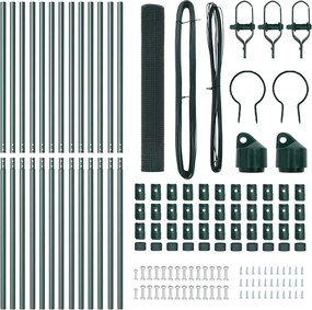 vidaXL Στύλος Περιφράξεων Πράσινο