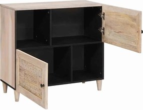 vidaXL Πλαϊνό γραφείο Λευκό 33.5 x 80 x 75 εκ