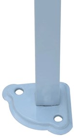 vidaXL Κιόσκι Πτυσσόμενο με 4 Πλευρικά Τοιχώματα Κρεμ 2x2 μ. Ατσάλινο