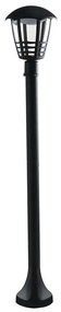 Φωτιστικό Δαπέδου Cloe LANT-CLOE/P1 12W Led 18,8x100cm Black Intec
