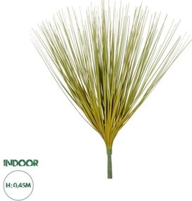 Artificial Garden YELLOW GREEN GRASS BOUQUET 21158 Τεχνητό Διακοσμητικό Μπουκέτο Grass Κίτρινο Πράσινο Y45cm Globostar-21158-Πρά 21158