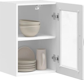 vidaXL Ντουλάπι τοίχου κουζίνας γυάλινη πόρτα Porto