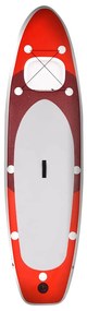 vidaXL Σανίδα SUP Φουσκωτή Σετ Κόκκινη 300 x 76 x 10 εκ.