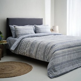 Κουβερλί Amorgos-1 Blue Vesta Home Υπέρδιπλo 230x260cm Βαμβάκι-Πολυέστερ