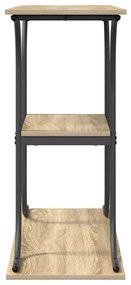 vidaXL Τραπέζι κονσόλας με ράφι Sonoma Δρυς 101 x 35 x 80.5 εκ