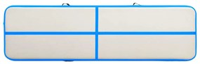 vidaXL Στρώμα Ενόργανης Φουσκωτό Μπλε 800 x 100 x 15 εκ. PVC με Τρόμπα