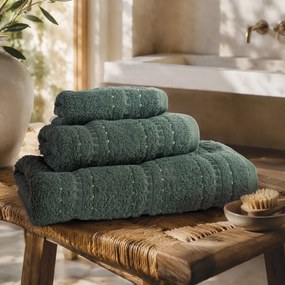 Πετσέτες Μπάνιου (Σετ 3τμχ) Nef-Nef Homeware Harmony Green 500gsm