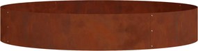 vidaXL Δακτύλιος γλάστρας 5 τμχ. Σκ rusty 120 x 120 x 20 εκ.