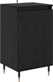 vidaXL Πλαϊνό γραφείο 2 pcs Μαύρη Οξυά 40 x 35 x 70 εκ.