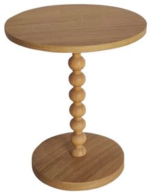Βοηθητικό τραπέζι Sylar pakoworld φυσικό Φ40x48εκ Model: 260-000016