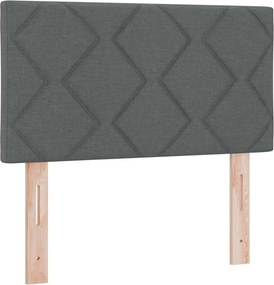 vidaXL Κεφαλάρι Σκούρο Γκρι 80 cm ύφασμα
