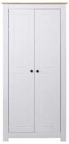vidaXL Ντουλάπα 80 x 50 x 171,5 εκ. από Μασίφ Ξύλο Πεύκου Σειρά Panama