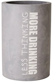 Σαμπανιέρα More Drinking LBTRD0015120 Φ13,5x21,5cm White-Grey Raeder Cement