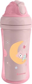 Παγούρι 220ml Με Καλαμάκι Kikka Boo Moony Me Pink