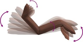 vidaXL Ξαπλώστρα Πτυσσόμενη Καφέ από Ύφασμα Oxford
