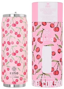 Estia Θερμός Travel Cup Save The Aegean 500ml Cherry Rose 01-16791