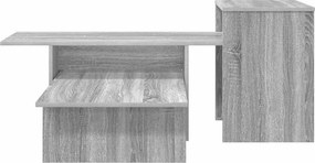 vidaXL Τραπέζι κονσόλας Γκρίζο Σονομα 91,5 x 35 x 38,5 εκ
