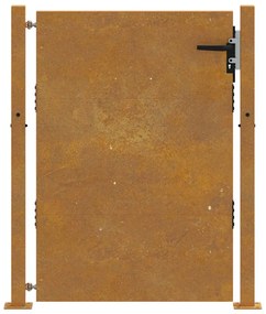 vidaXL Πύλη Κήπου 105 x 130 εκ. από Ατσάλι Corten