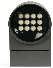 Φωτιστικό Τοίχου Muur 250 71771 LED 28,5W 3000K 36D 1877lm IP65 16x25cm Dark Grey Faro Barcelona