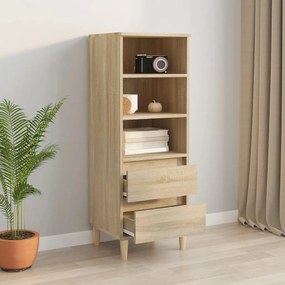 vidaXL Ντουλάπι Sonoma Δρυς 40x36x110 εκ. από Επεξεργασμένο Ξύλο