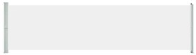 vidaXL Σκίαστρο Πλαϊνό Συρόμενο Βεράντας Κρεμ 600 x 160 εκ.