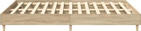 vidaXL Πλαίσιο κρεβατιού χωρίς στρώμα 150x200 εκ. Επεξεργασμένο Ξύλο