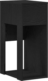 vidaXL Πύργος υπολογιστή με συρτάρι Μαύρο 30x44x74 cm