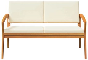 vidaXL Παγκάκι Κήπου με Μαξιλάρια 115 x 70 x 72 εκ. από Μασίφ Ξύλο Ακακίας