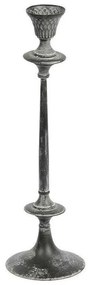 Κηροπήγιο Μεταλλικό LIX217 49x15,5x15,5cm Grey Espiel Metal