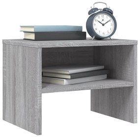 vidaXL Κομοδίνο Γκρι Sonoma 40x30x30 εκ. από Επεξεργασμένο Ξύλο