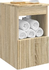 vidaXL Ντουλάπι Μπάνιου Sonoma Δρυς 30 x 41 x 50 εκ.