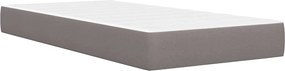 vidaXL Σκελετός Κρεβατιού Taupe 90 x 190 cm Πολυεστέρας