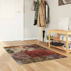 vidaXL Χαλί Runner MARSA Πολύχρωμο 100 x 200 cm Πολυέστερ και PVC