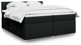 ΚΡΕΒΑΤΙ BOXSPRING ΜΕ ΣΤΡΩΜΑ ΜΑΥΡΟ 200X200 ΕΚ. ΥΦΑΣΜΑΤΙΝΟ 3289089