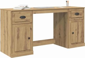 vidaXL Γραφείο με Ντουλάπι Artisan Oak Επεξεργασμένο Ξύλο