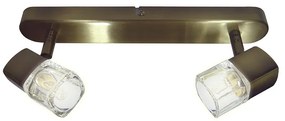 Φωτιστικό Σποτ Aca 0901062GAB NAPLES Οξυντέ (Bronzed)